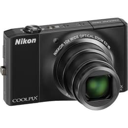 Kompakt Kamera Coolpix S8000 - Schwarz + Nikon 10x Wide Optical Zoom ED VR 30-300mm f/3.5-5.6 f/3.5-5.6