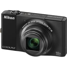 Kompakt Kamera Coolpix S8000 - Schwarz + Nikon 10x Wide Optical Zoom ED VR 30-300mm f/3.5-5.6 f/3.5-5.6