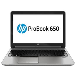 HP ProBook 650 G1 15" Core i3 2.4 GHz - SSD 256 GB RAM 8 GB AZERTY - Französisch