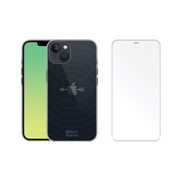 Back Market Hülle iPhone 14 und schutzfolie - GRS 4.0 Recycelter Kunststoff - Transparent