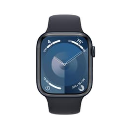 Apple Watch Series 9 (2023) GPS + Cellular 45 mm - Aluminium Mitternacht - Sportarmband Midnight