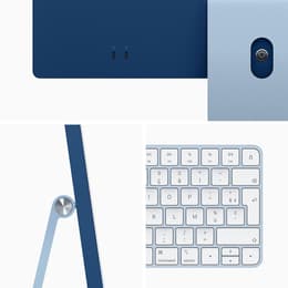 iMac 24" (2021) Apple M1 mit 8‑Core CPU 7-core GPU - 256 GB SSD - 8 GB QWERTY - Portugiesisch Standardglas
