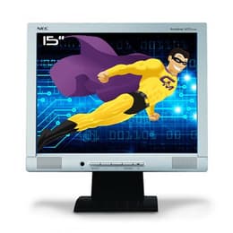Bildschirm 15" LCD Ecran PC Pro 15", NEC AccuSync ASLCD52VM-BK LCD TFT VGA 1024x768 75Hz Inclinable