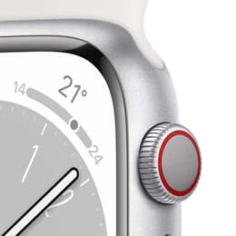 Apple Watch Series 8 (2022) GPS + Cellular 45 mm - Aluminium Silber