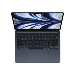 MacBook Air 13" (2022) - Apple M2 mit 8‑Core CPU und 8-core GPU - 16GB RAM - SSD 512GB - AZERTY - Französisch