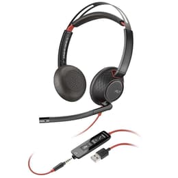 Poly C5220 Kopfhörer gaming mit kabel mit Mikrofon - Schwarz
