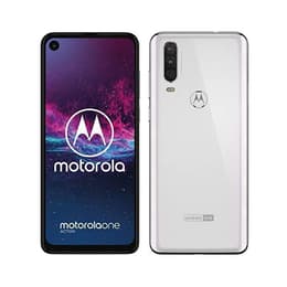 Motorola One Action 128GB - Weiß - Ohne Vertrag