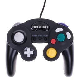 Controller GameCube Freaks And Geeks Manette Noire Wii/GC