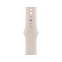 Apple Watch Series 9 (2023) GPS + Cellular 45 mm - Rostfreier Stahl Gold - Sportarmband Polarstern