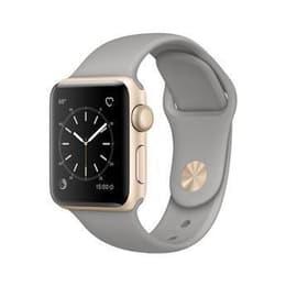 Apple Watch Series 4 (2018) GPS 40 mm - Aluminium Gold - Sportarmband Grau