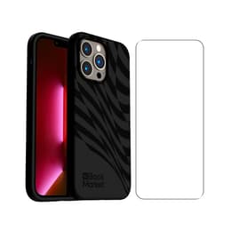 Back Market Hülle iPhone 13 Pro Max und schutzfolie - 100% biologisch abbaubar - Schwarze Welle