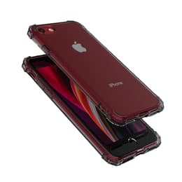 Hülle iPhone SE (2022/2020)/8/7/6/6S - Silikon - Schwarz/Transparent