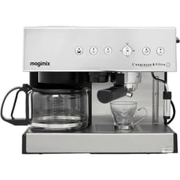 Espresso-Kapselmaschinen Ohne Kapseln Magimix 11423 Auto Chrome Mat L - Grau