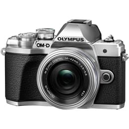 Hybrid-Kamera OM-D E-M10 II - Schwarz/Silber + Olympus M.Zuiko Digital 14-42mm 1:3.5-5.6 II R + M.Zuiko Digital ED 40-150mm F4-5.6 R f/3.5-5.6 + f/4-5.6