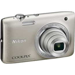 Kompakt Kamera CoolPix S2800 - Grau + Nikon Nikkor 5X Wide Optical Zoom 26-130mm f/3.2-6.5 f/3.2-6.5
