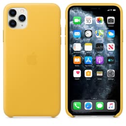 Apple-Leder Case iPhone 11 Pro - Leder Gelb