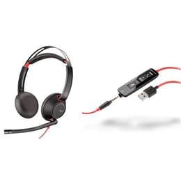 Plantronics Blackwire C5220 Kopfhörer gaming mit kabel mit Mikrofon - Schwarz
