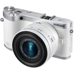 Hybridkamera - Samsung NX300 - Weiß + Objektiv 20-50 mm