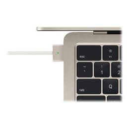 MacBook Air 13" (2022) - Apple M2 mit 8‑Core CPU und 8-core GPU - 16GB RAM - SSD 256GB - QWERTY - Englisch