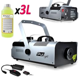 Pur Light Machine à fumée Pro Sono 1200W + Etrier de fix + 2 télécommandes NEWARK1200 + 3L Liquide Zubehör
