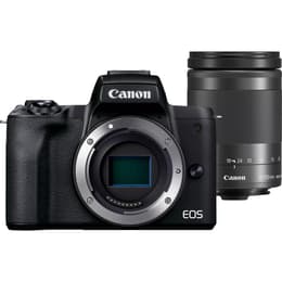Hybrid - Canon EOS M50 Mark II Schwarz + Objektivö Canon EF-M 15-45mm f/3.5-6.3 IS STM
