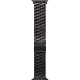 Apple Watch Series 9 (2023) GPS + Cellular 41 mm - Rostfreier Stahl Graphit - Milanaise Armband Schwarz