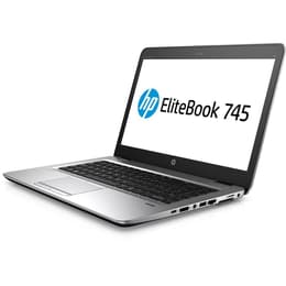 HP EliteBook 745 G4 14" A10 2.4 GHz - SSD 256 GB - 16GB AZERTY - Französisch