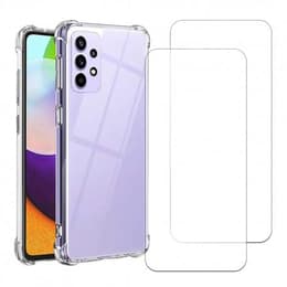 Hülle Galaxy A52/Galaxy A52s 5G und 2 schutzfolien - TPU - Transparent