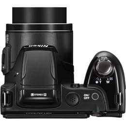 Kompakt Kamera CoolPix L810 - Schwarz + Nikon Nikkor 26X Wide Optical Zoom ED VR 4.0-104mm f/3.1-5.9 f/3.1-5.9