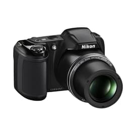 Kompakt Bridge Kamera nikon bridge coolpix l340 4-112mm 1:3.1-5.9 - Schwarz + Nikon 4-112mm 1:3.1-5.9 f/3.1-5.9