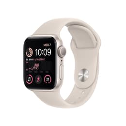 Apple Watch Series SE 2 (2022) GPS + Cellular 40 mm - Aluminium Silber - Sportarmband Polarstern