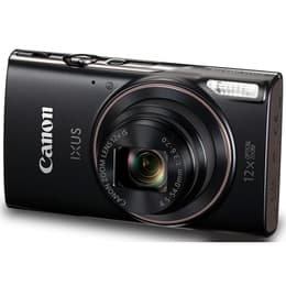 Kompakt Kamera IXUS 180 - Schwarz + Canon Zoom Lens 12x IS 24-240mm f/3.0-6.9 f/3.0-6.9