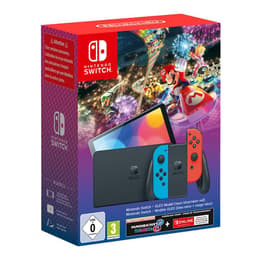 Switch OLED 64GB - Schwarz - Limited Edition Switch OLED Mario Kart 8 Deluxe + Mario Kart 8 Deluxe