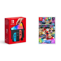 Switch OLED 64GB - Schwarz - Limited Edition Switch OLED Mario Kart 8 Deluxe + Mario Kart 8 Deluxe