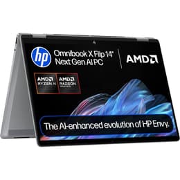 HP OmniBook X Flip ‎BV3J4EA#ABU 14" Ryzen AI 7 2 GHz - SSD 1 TB - 16GB QWERTY - Englisch