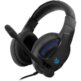 Deepgaming Diadema Kopfhörer Noise cancelling gaming mit kabel mit Mikrofon - Schwarz