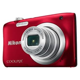 Kompakt Kamera Coolpix S5100 - Rot + Nikon Nikon Nikkor 5x Wide Optical Zoom VR 5.0-25.0mm f/2.7-6.6 f/2.7-6.6