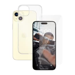 Hülle 360 iPhone 15 Plus und schutzfolie - TPU - Transparent