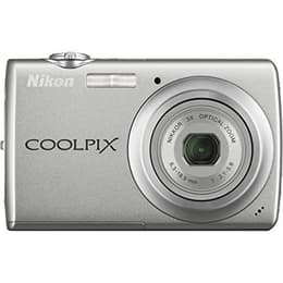 Kompakt Kamera Coolpix S225 - Grau + Nikon Nikon Nikkor Optical Zoom 35-105 mm f/3.1-5.9 f/3.1-5.9