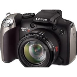 Kompakt Bridge Kamera PowerShot SX20 IS - Schwarz + Canon Zoom Lens 20x IS 28-560mm f/2.8-5.7 f/2.8-5.7