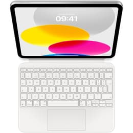 iPad Magic Keyboard Folio 10.9" (2022) - Weiß - QWERTY - Englisch (UK)