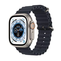 Apple Watch (Ultra) 2022 GPS + Cellular 49 mm - Titan Schwarz - Ocean Armband Schwarz