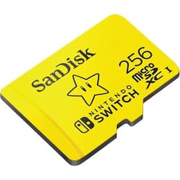 Sandisk Nintendo Switch microSDXC Speicherkarte 256GB SDSQXAO-256G-GNCZN