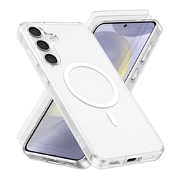 Hülle Galaxy S25 Plus und 2 schutzfolien - TPU - Transparent