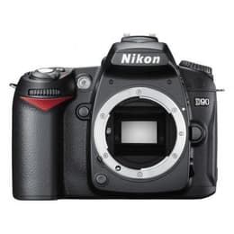Spiegelreflex- Nikon D90 - Schwarz + Objektiv. Nikon AF-S DX VR 18 - 200 mm