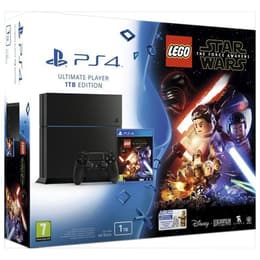 PlayStation 4 1000GB - Schwarz + Lego Star Wars