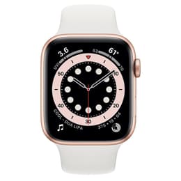 Apple Watch Series 5 (2019) GPS 44 mm - Aluminium Gold - Sportarmband Weiß