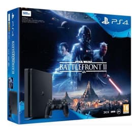 PlayStation 4 Slim 500GB - Schwarz + Star Wars Battlefront II