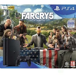 PlayStation 4 Slim 1000GB - Schwarz + Far Cry 5