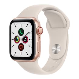 Apple Watch Series SE 1 (2020) GPS + Cellular 40 mm - Aluminium Gold - Sportarmband Polarstern